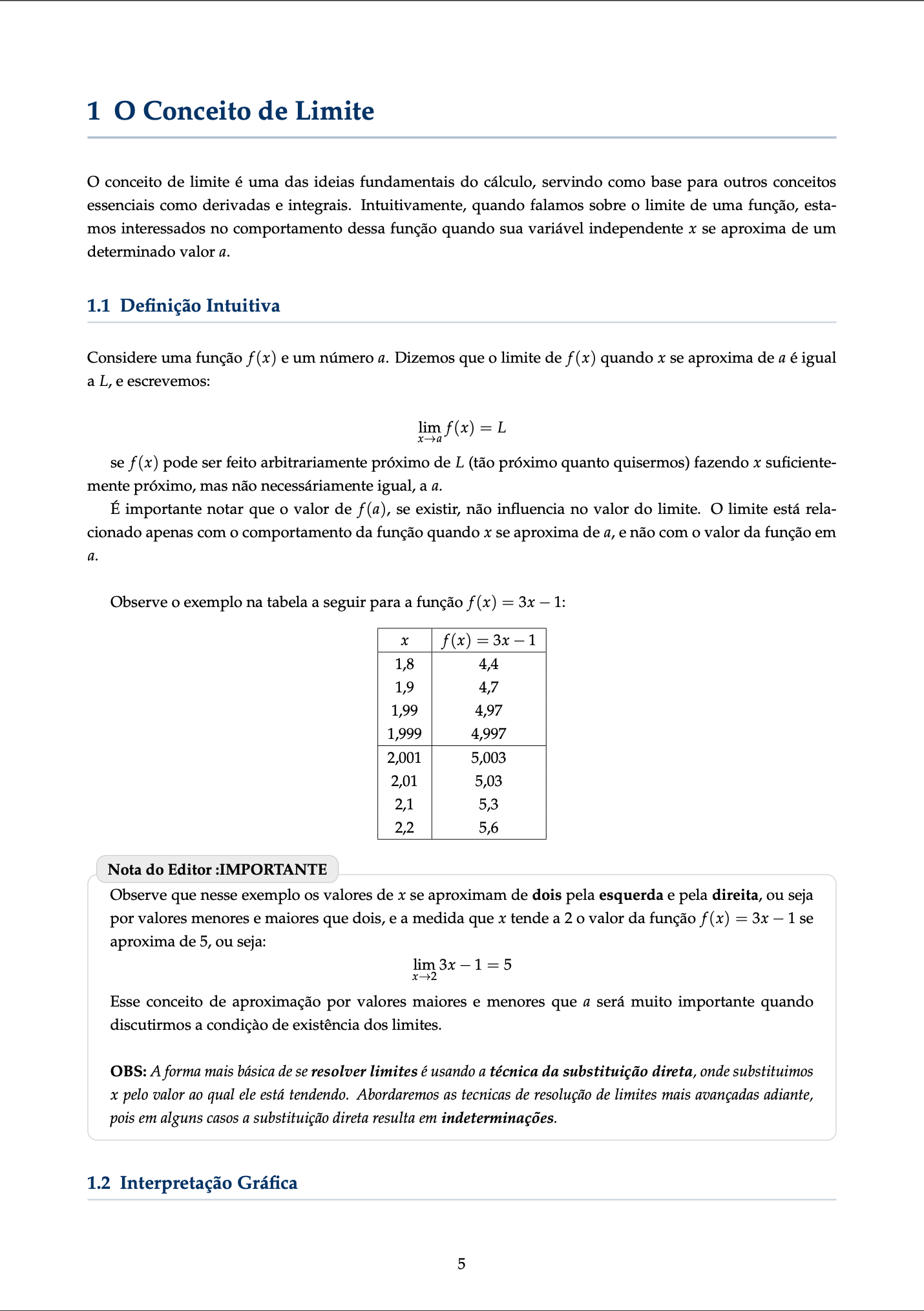 Introdução aos Limites